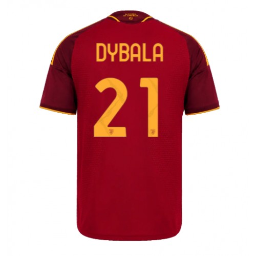 Stroje piłkarskie AS Roma Paulo Dybala #21 Koszulka Podstawowej 2026-27 Krótki Rękaw